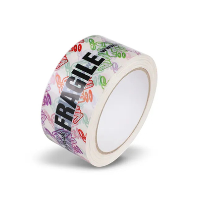 Bande de scellage de empaquetage adhésive forte adaptée aux besoins du client de Logo Design Printed BOPP